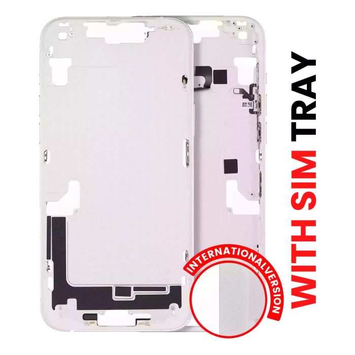 Mittelrahmen mit Power- und Lautstärketasten für iPhone 14 Plus (Polarstern)