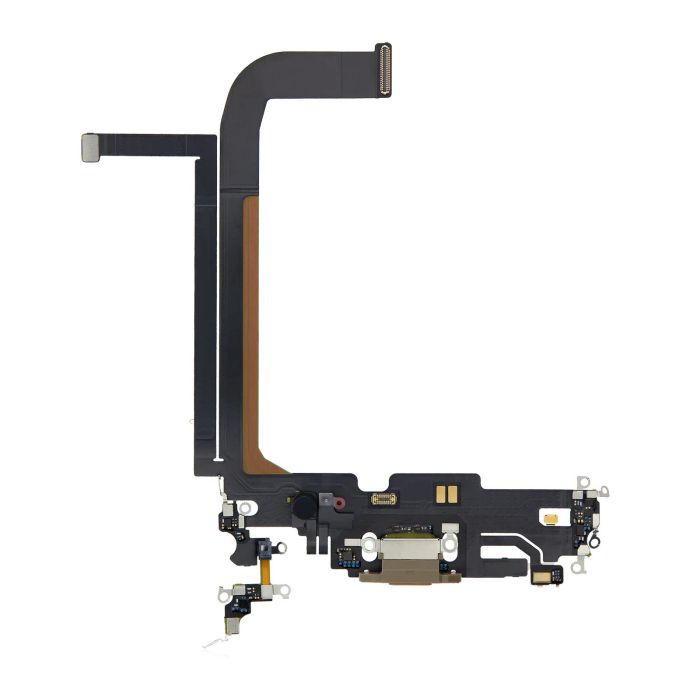 Ladebuchse Flexkabel für iPhone 13 Pro Max (Premium) (Gold)