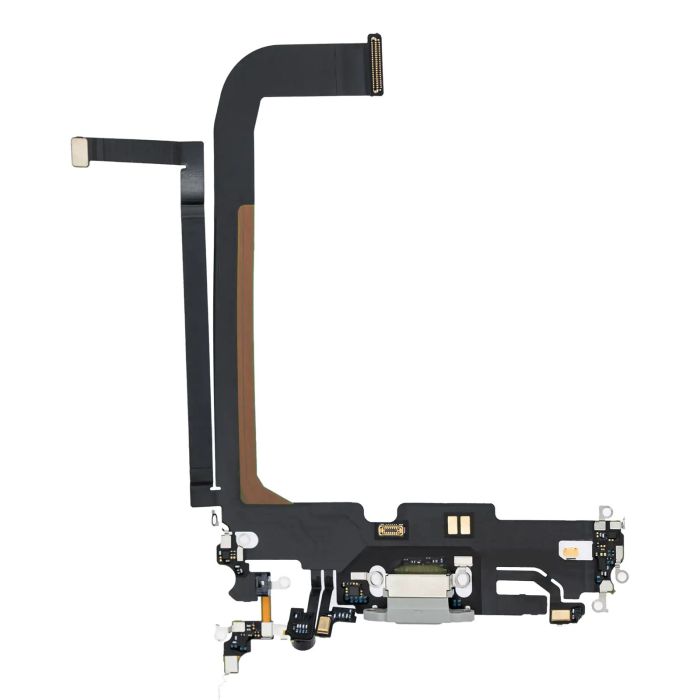 Ladebuchse Flexkabel für iPhone 13 Pro Max (Premium) (Silber)