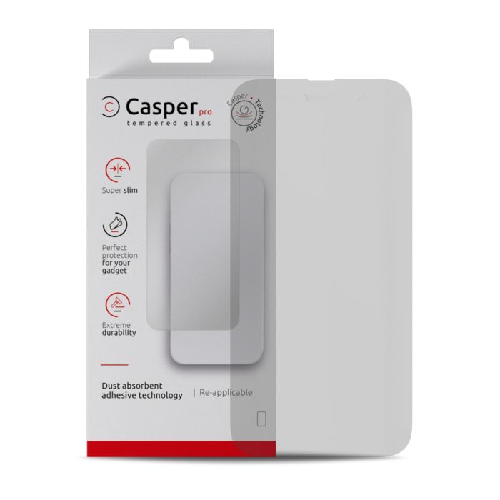 Casper Pro Displayschutzglas für iPhone 14 Pro Max (Retail-Verpackung) (Matt)