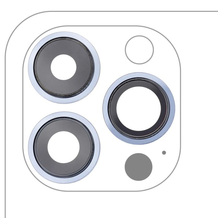 Rückkamera-Linse mit Halterung & Rahmen für iPhone 13 Pro/ 13 Pro Max Nr.4