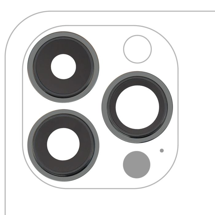 Rückkamera-Linse mit Halterung & Rahmen für iPhone 13 Pro/ 13 Pro Max Nr.5