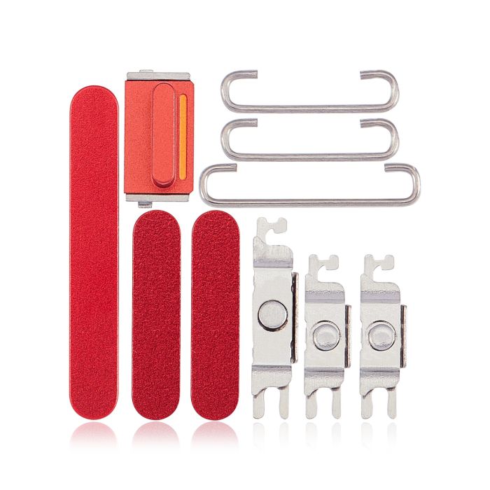 Tasten-Set (Power/ Lautstärke/ Schalter) für iPhone 14/ 14 Plus (Rot)