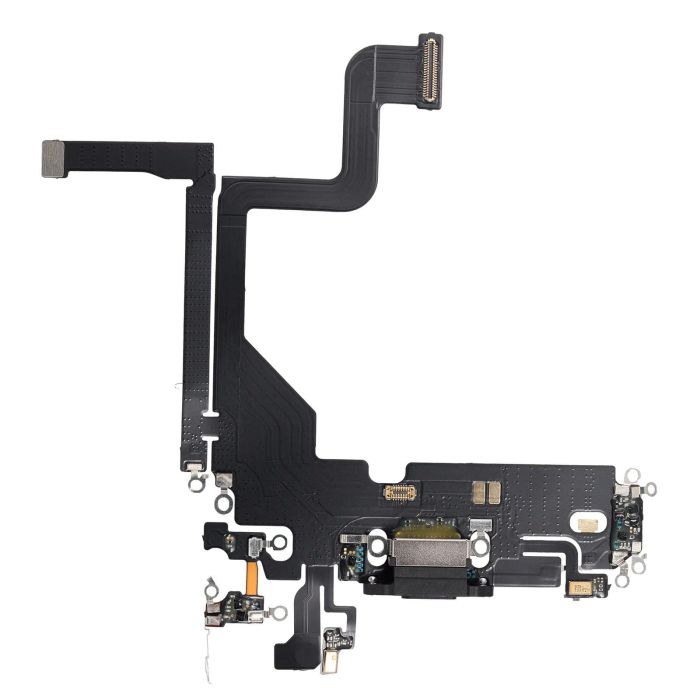 Ladebuchse Flexkabel für iPhone 13 Pro (Aftermarket Plus) (Graphit)
