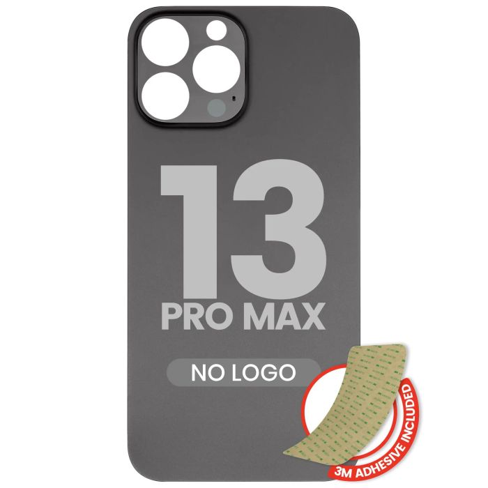 Rückglas mit 3M Klebeband für iPhone 13 Pro Max (ohne Logo/ großes Kameraloch)
