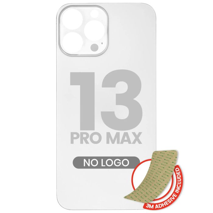 Rückglas mit 3M Klebeband für iPhone 13 Pro Max (Silber)