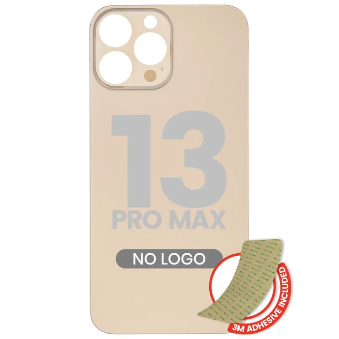 Rückglas mit 3M Klebeband für iPhone 13 Pro Max (Gold)