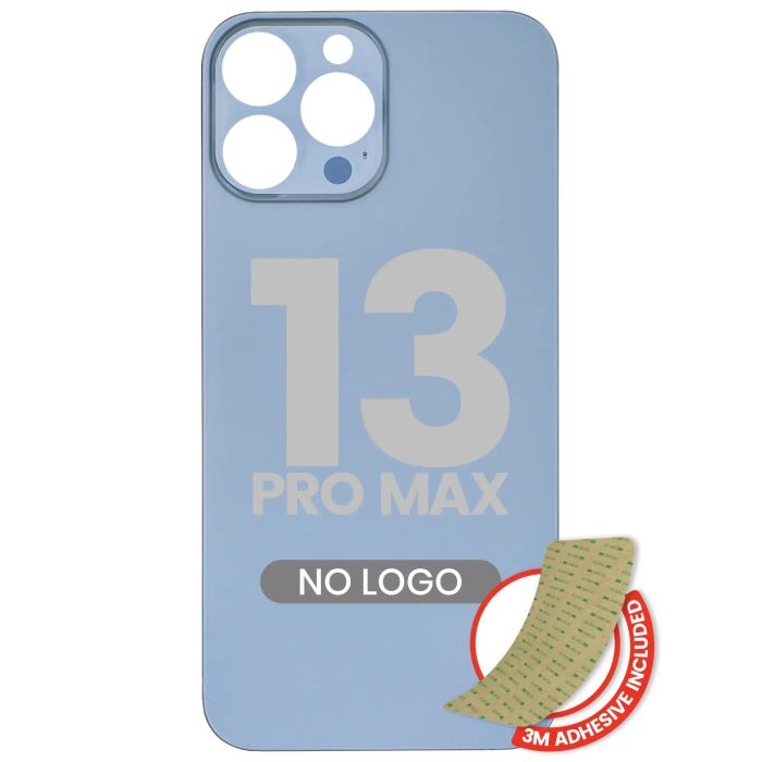 Rückglas mit 3M Klebeband für iPhone 13 Pro Max (Sierrablau)