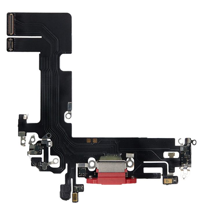Ladebuchse Flexkabel für iPhone 13 (Aftermarket Plus) (Rot)