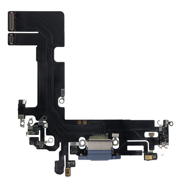 Ladebuchse Flexkabel für iPhone 13 (Aftermarket Plus) (Blau)