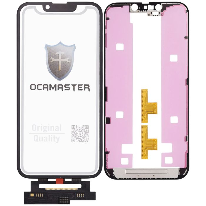 4 in 1 kurz Flex (Digitizer Touch mit Glas + OCA + Rahmen vormontiert) für Nr.8