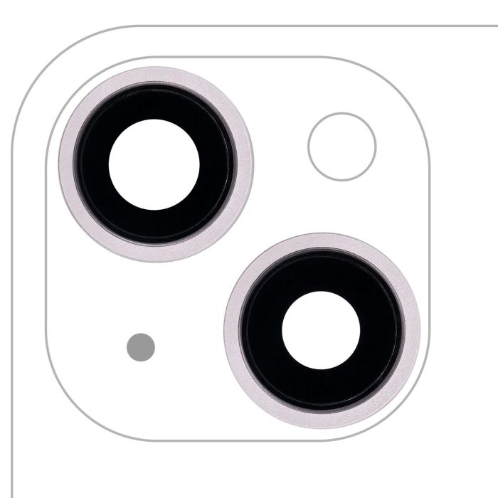 Rückkamera-Linse mit Halterung & Rahmen für iPhone 13/ 13 Mini