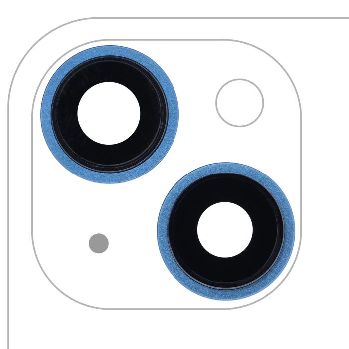 Rückkamera-Linse mit Halterung & Rahmen für iPhone 13/ 13 Mini (2-teiliges Set)