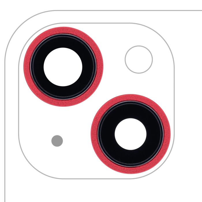 Rückkamera-Linse mit Halterung & Rahmen für iPhone 13/ 13 Mini Nr.2
