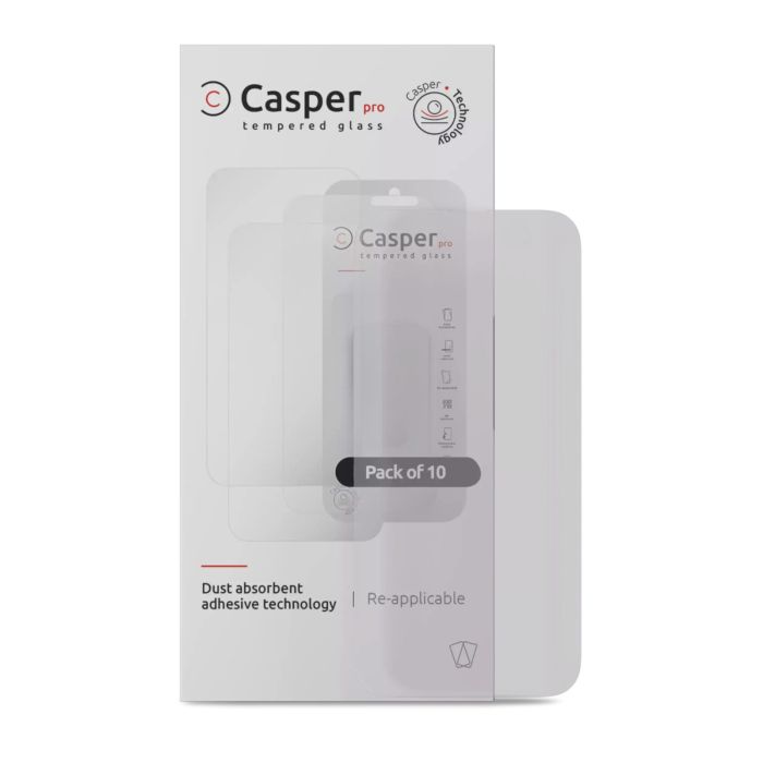 Casper Pro Displayschutzglas für iPhone 13 Pro Max/ 14 Plus (10er Pack) (Matt)