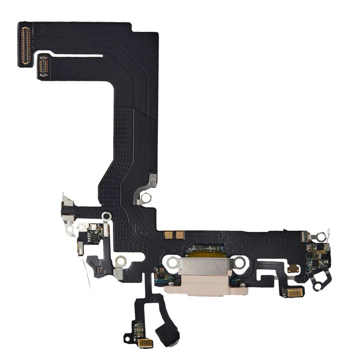 Ladebuchse Flexkabel für iPhone 13 Mini (Aftermarket Plus) (Pink)
