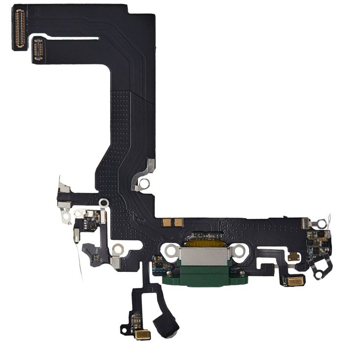 Ladebuchse Flexkabel für iPhone 13 Mini (Aftermarket Plus) (Grün)