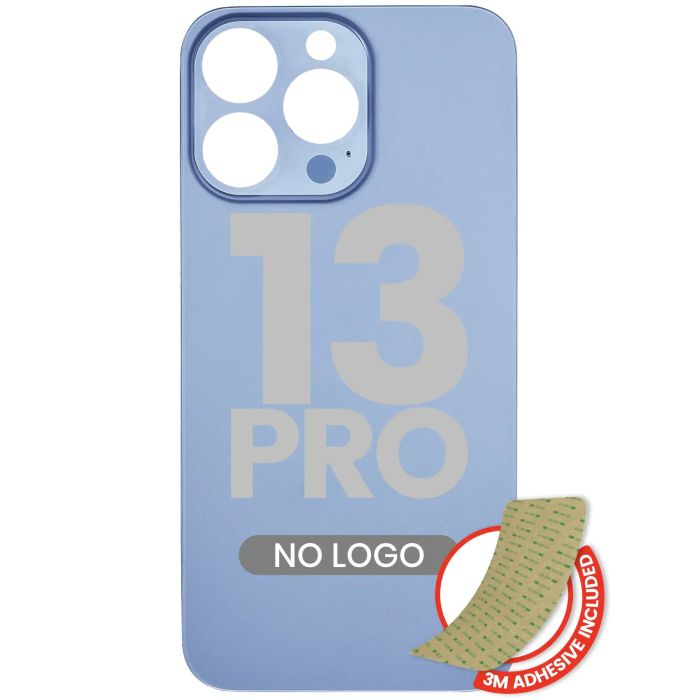 Rückglas mit 3M Klebeband für iPhone 13 Pro (ohne Logo/ großes Kameraloch)