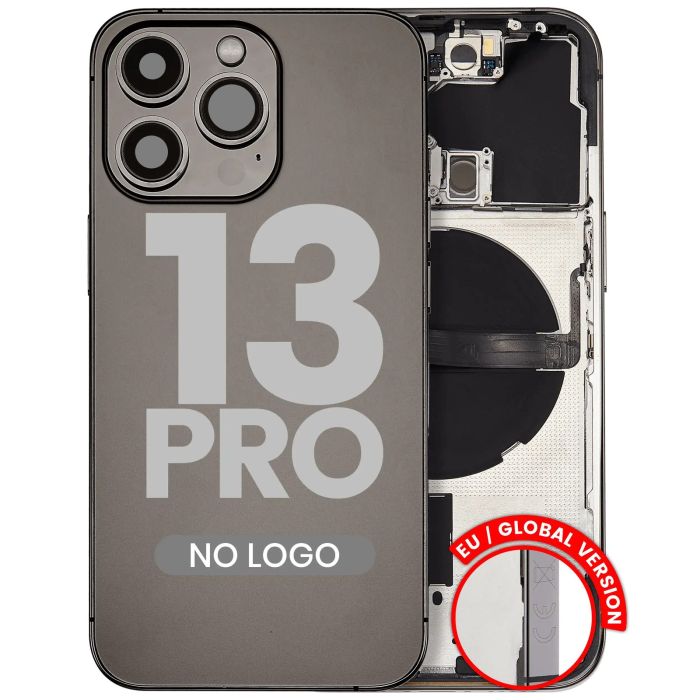 Rückgehäuse mit Kleinteilen für iPhone 13 Pro (Aftermarket Plus) (Graphit)
