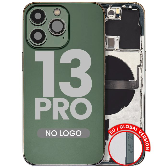 Rückgehäuse mit Kleinteilen für iPhone 13 Pro (Aftermarket Plus) (Alpingrün)
