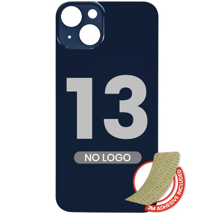 Rückglas mit 3M Klebeband für iPhone 13 (ohne Logo/ großes Kameraloch)