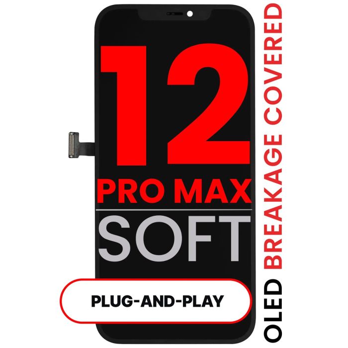 OLED Display Einheit für iPhone 12 Pro Max (Aftermarket Pro XO7 3.0 Soft)