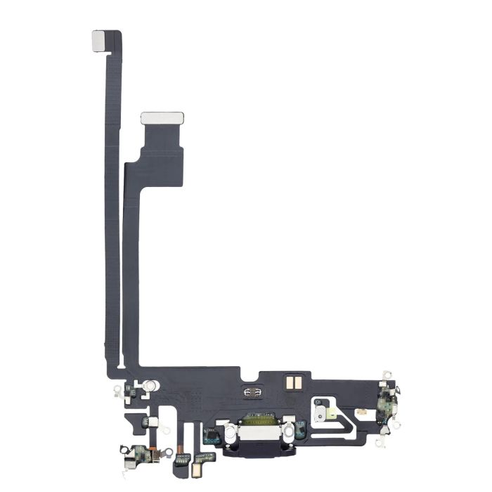 Ladebuchse Flexkabel für iPhone 12 Pro Max (Premium) (Graphit)