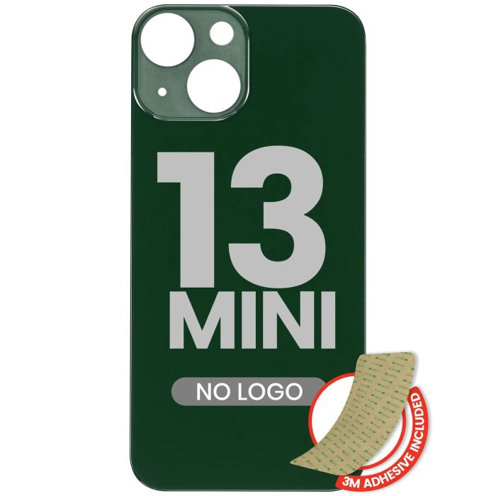 Rückglas mit 3M Klebeband für iPhone 13 Mini (Grün)