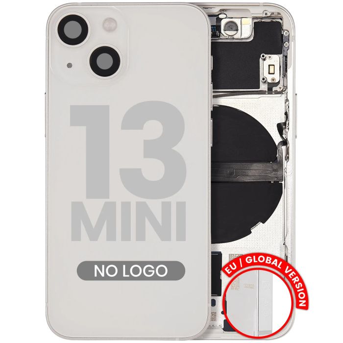 Rückgehäuse mit Kleinteilen für iPhone 13 Mini (Aftermarket Plus) (Polarstern)
