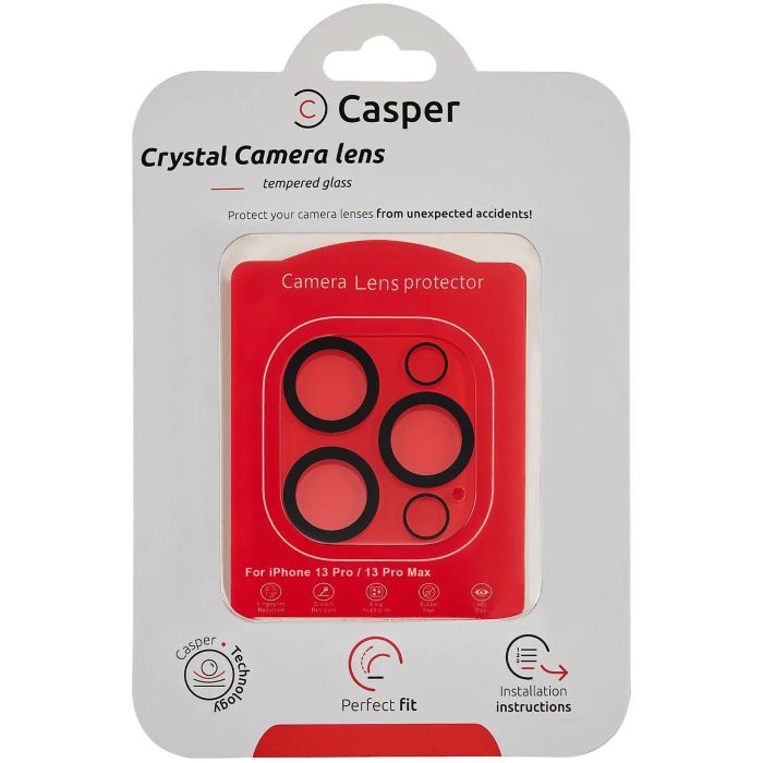 Casper Kameraschutz für iPhone 13 Pro/ 13 Pro Max (Crystal Full Abdeckung)