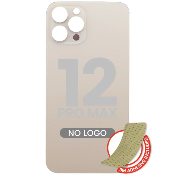 Rückglas mit 3M Klebeband für iPhone 12 Pro Max (Gold)