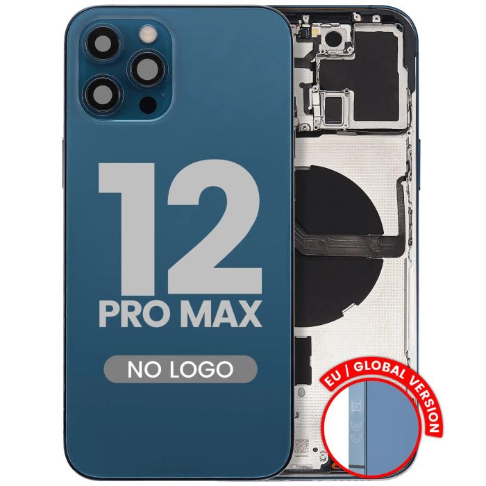 Rückgehäuse mit Kleinteilen für iPhone 12 Pro Max (Pazifikblau)