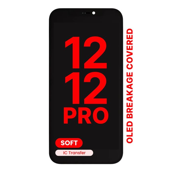OLED Display Einheit für iPhone 12/ 12 Pro (Aftermarket Pro XO7 Soft)