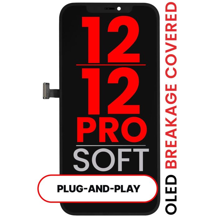 OLED Display Einheit für iPhone 12/ 12 Pro (Aftermarket Pro XO7 3.0 Soft)