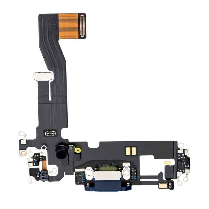 Ladebuchse Flexkabel für iPhone 12/ 12 Pro (Premium) (Pazifikblau)