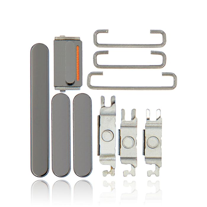 Tasten-Set (Power/ Lautstärke/ Schalter) für iPhone 12 Pro/ 12 Pro Max (Graphit)