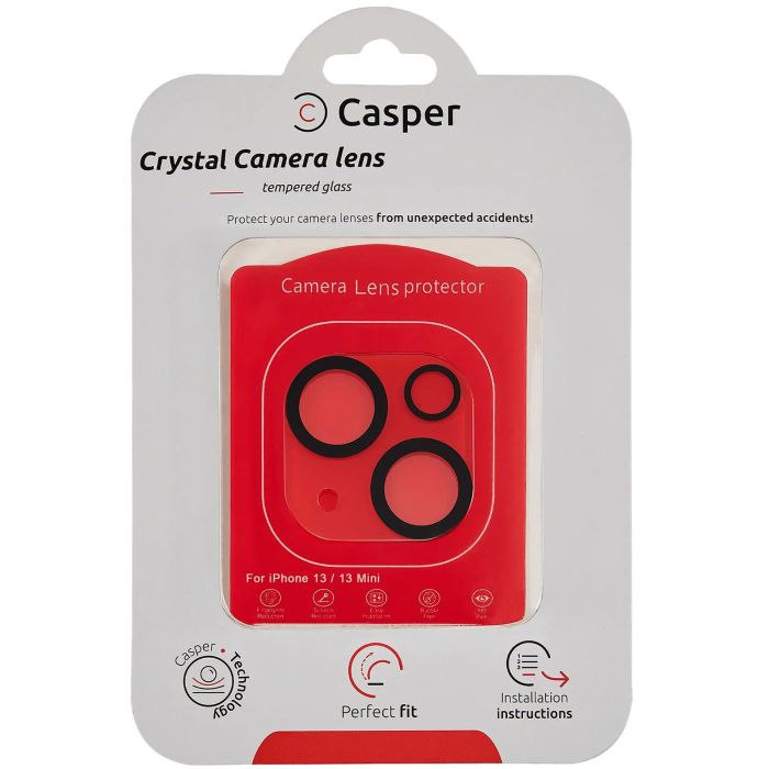 Casper Kameraschutz für iPhone 13/ 13 Mini (Crystal Full Abdeckung)