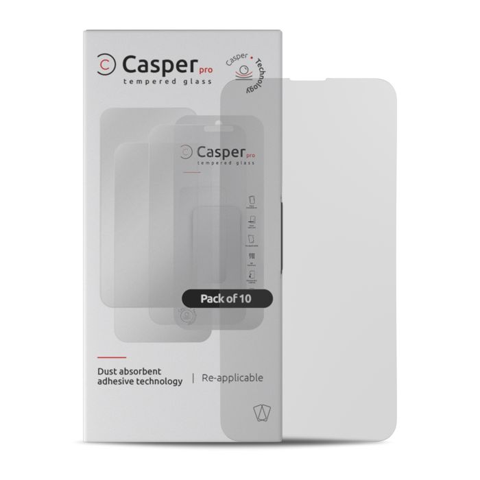 Casper Pro Displayschutzglas für iPhone 13 Mini (10er Pack) (Matt)