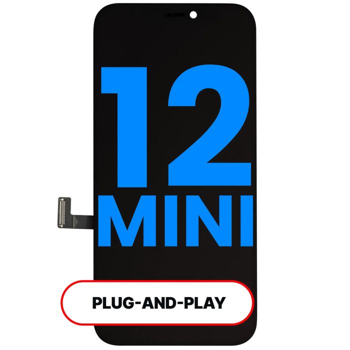 LCD Display Einheit für iPhone 12 Mini (Aftermarket AQ7 3.0)