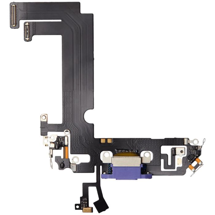Ladebuchse Flexkabel für iPhone 12 Mini (Aftermarket Plus) (Lila)