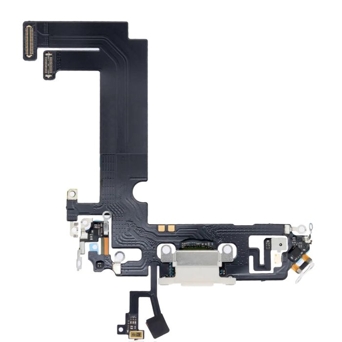Ladebuchse Flexkabel für iPhone 12 Mini (Aftermarket Plus) (Weiß)