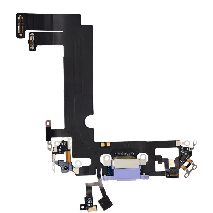 Ladebuchse Flexkabel für iPhone 12 Mini (Premium) (Lila)