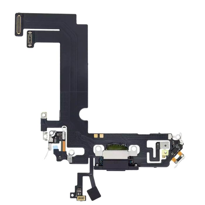 Ladebuchse Flexkabel für iPhone 12 Mini (Premium) (Schwarz)