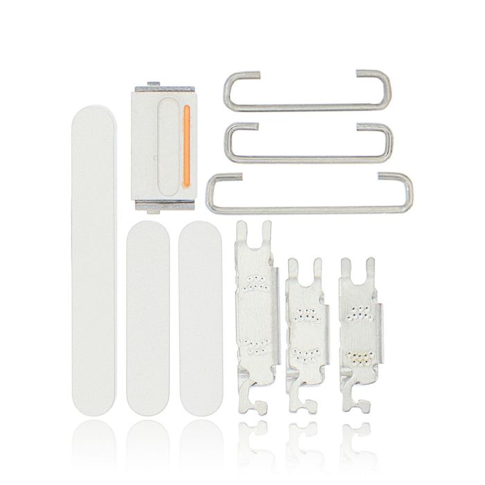 Tasten-Set (Power/ Lautstärke/ Schalter) für iPhone 12 (Weiß)