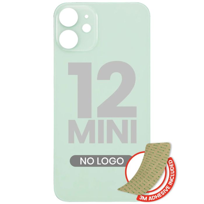 Rückglas mit 3M Klebeband für iPhone 12 Mini (Grün)