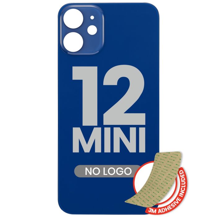 Rückglas mit 3M Klebeband für iPhone 12 Mini (Blau)