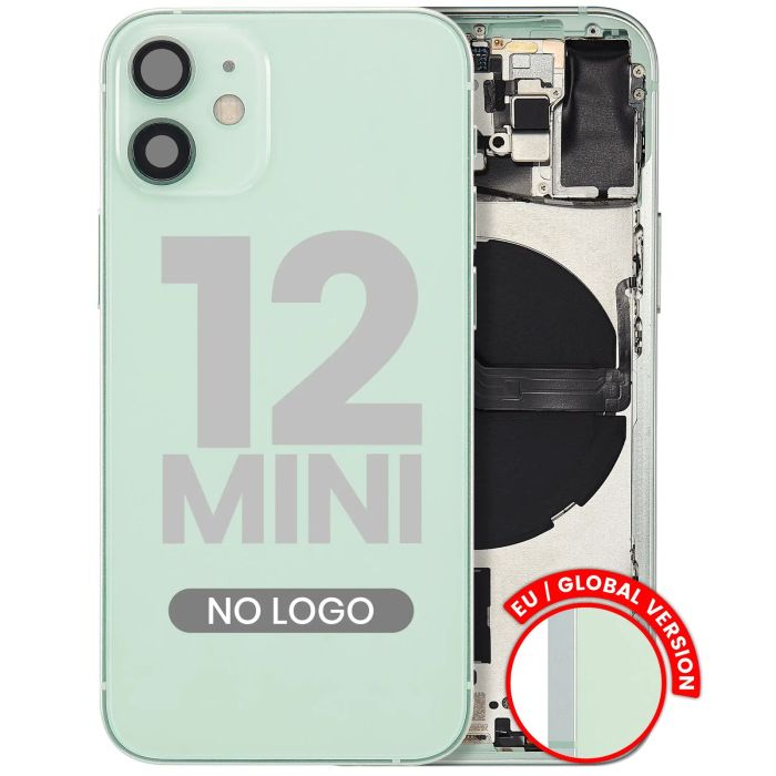 Rückgehäuse mit Kleinteilen für iPhone 12 Mini (Aftermarket Plus) (Grün)