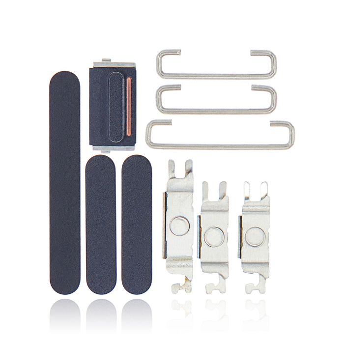 Tasten-Set (Power/ Lautstärke/ Schalter) für iPhone 12 Mini (Schwarz)