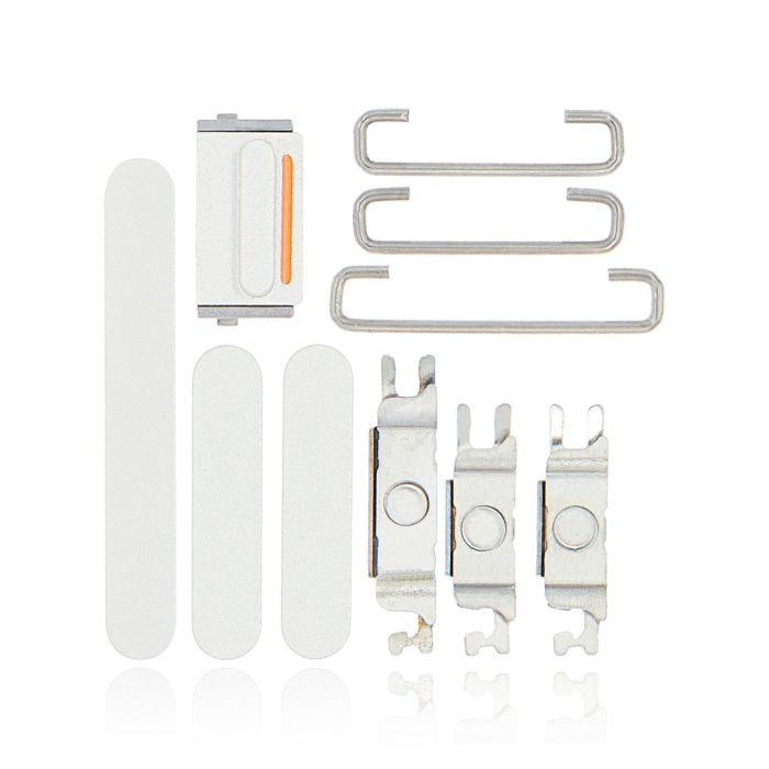 Tasten-Set (Power/ Lautstärke/ Schalter) für iPhone 12 Mini (Weiß)