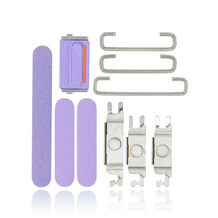 Tasten-Set (Power/ Lautstärke/ Schalter) für iPhone 12 Mini (Lila)